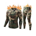 thumbnail image 1 of CL convallaria Thermal Underwear for Men Long Johns Fleece Lined Hunting Gear Set Base Layer for Cold Weather S-21XL, 1 of 7
