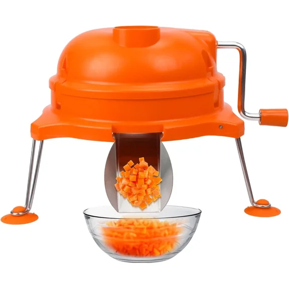 CL003 Commercial Vegetable Dicer Manual Tabletop Cuber Heavy Duty 1/4".