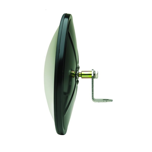 CL085BBB - Fit System HD 8 1/2" round full bubble convex black8.5" Clamp-on Spot Mirror