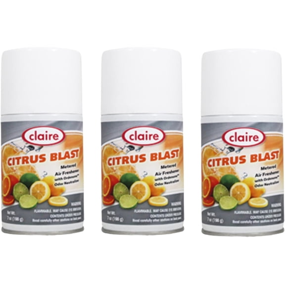 CL112 Claire Citrus Splash Metered Air Freshener. (3 Pack)