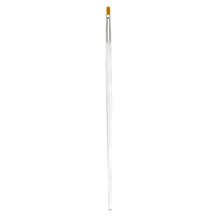 CL1150 Series | Clear Choice™ Long Handle Golden Taklon Flat Brush