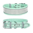 thumbnail image 1 of CL202DSuede Leather Shining Durable Rhinestone Decoration Comfortable No Pull Outdoor All Size Pet Dog Collar (green,L), 1 of 7