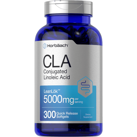 CLA Supplement 5000 mg | 300 Softgels | Conjugated Lineolic Acid | by Horbaach
