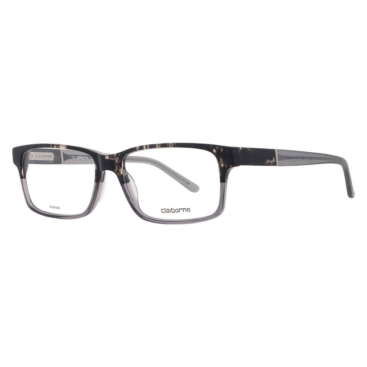 Liz Claiborne Womens Rectangular Eyeglasses Frames Black Brown 23316 5d0334331fa644f581460b068e8f0d  main image 4