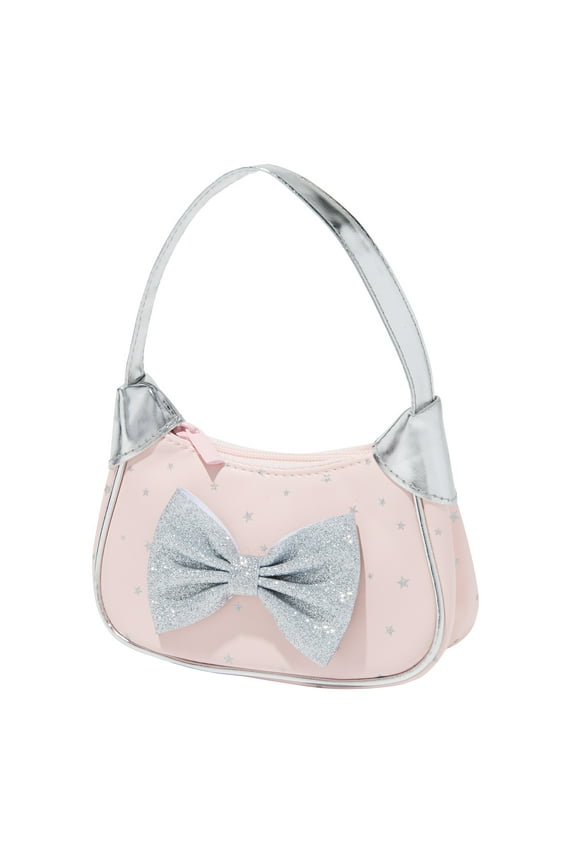 CLAIRES SHOULDER PINK BAG