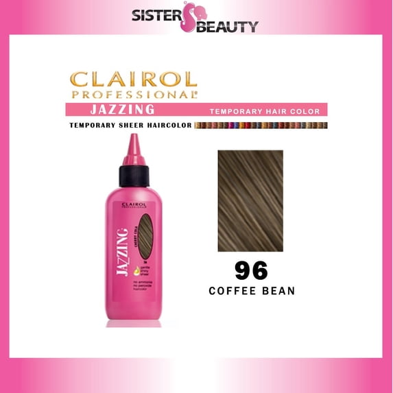 CLAIROL Jazzing Gentle Temporary Semi Permanent Hair Color #96 COFFEE BEAN