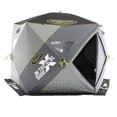thumbnail image 1 of CLAM Portable 9 Foot Jason Mitchell X5000 Ice Fish Thermal Hub Shelter Tent, 1 of 10