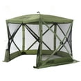 thumbnail image 1 of CLAM Quick-Set 9 x 9 Foot Venture Portable Outdoor Canopy Shelter, Green, 1 of 12