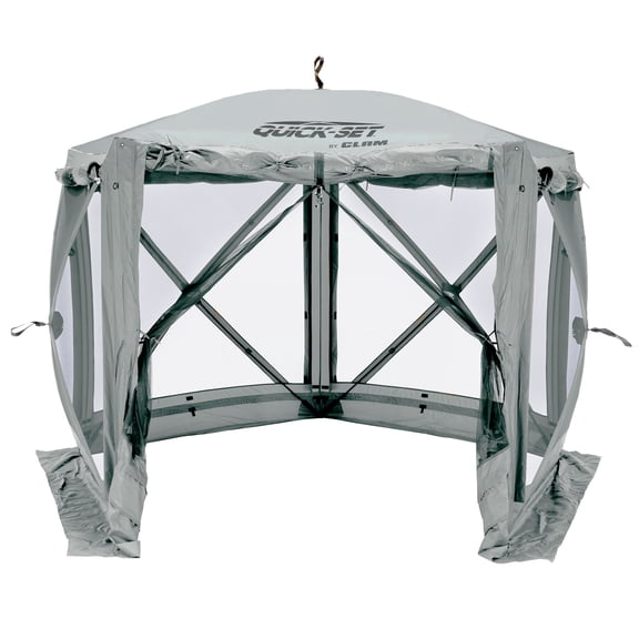 CLAM Quick-Set Adventure 9x9' Portable Outdoor Canopy Shelter w/Wind Panels