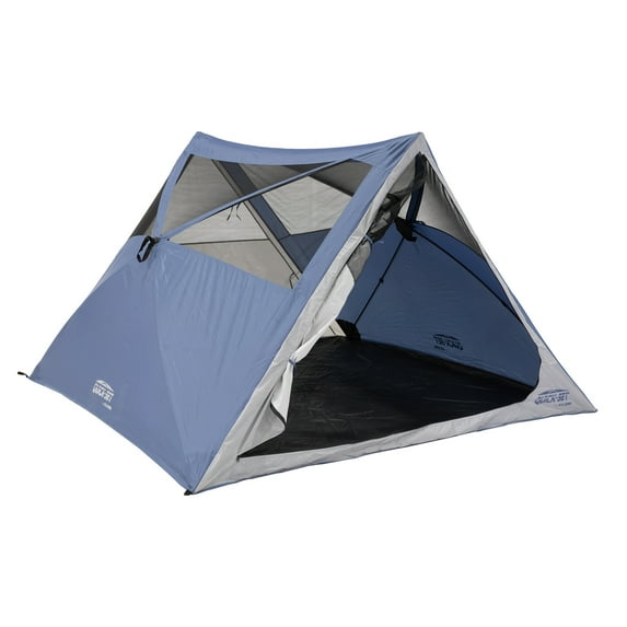 CLAM Quick-Set Apex 8 x 8 Ft Portable Outdoor A-Frame Camping Tent, Blue