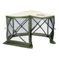 thumbnail image 1 of CLAM Quick-Set Escape 11.5 x 11.5 Ft Outdoor Canopy Shelter, Green/Tan, 1 of 7