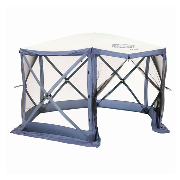 CLAM Quick-Set Escape 11.5 x 11.5 Ft Portable Outdoor Canopy Shelter, Blue