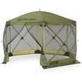 thumbnail image 1 of CLAM Quick-Set Escape 11.5 x 11.5 Ft Portable Outdoor Canopy Shelter, Green, 1 of 9