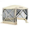thumbnail image 1 of CLAM Quick-Set Escape 11.5 x 11.5 Ft Portable Outdoor Canopy Shelter, Tan, 1 of 12