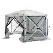 CLAM Quick Set Escape Portable Camping Outdoor Gazebo Canopy Shelter, Gray