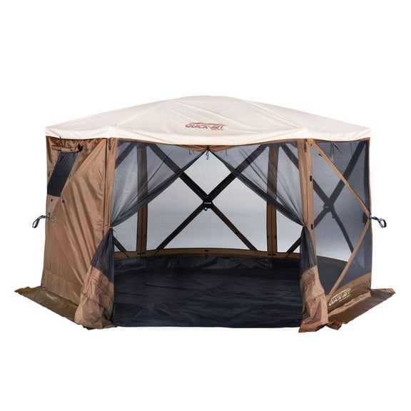 Open Box Clam Quick Set Escape Sky Camper Portable Gazebo Canopy Shelter