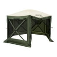 thumbnail image 1 of CLAM Quick-Set Pavilion 12.5 Ft Portable Outdoor Canopy Shelter, Green/Tan, 1 of 9
