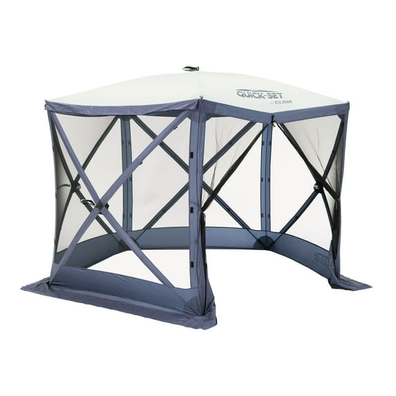 CLAM Quick Set Venture Canopy, Blue + Clam Quick Set Screen (2 Pack)