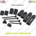 thumbnail image 1 of CLAMPING KIT SET OF 24 PCS BLOCKS CLAMPS 6MM STUDS 8MM TEE NUTS MILLING, 1 of 4