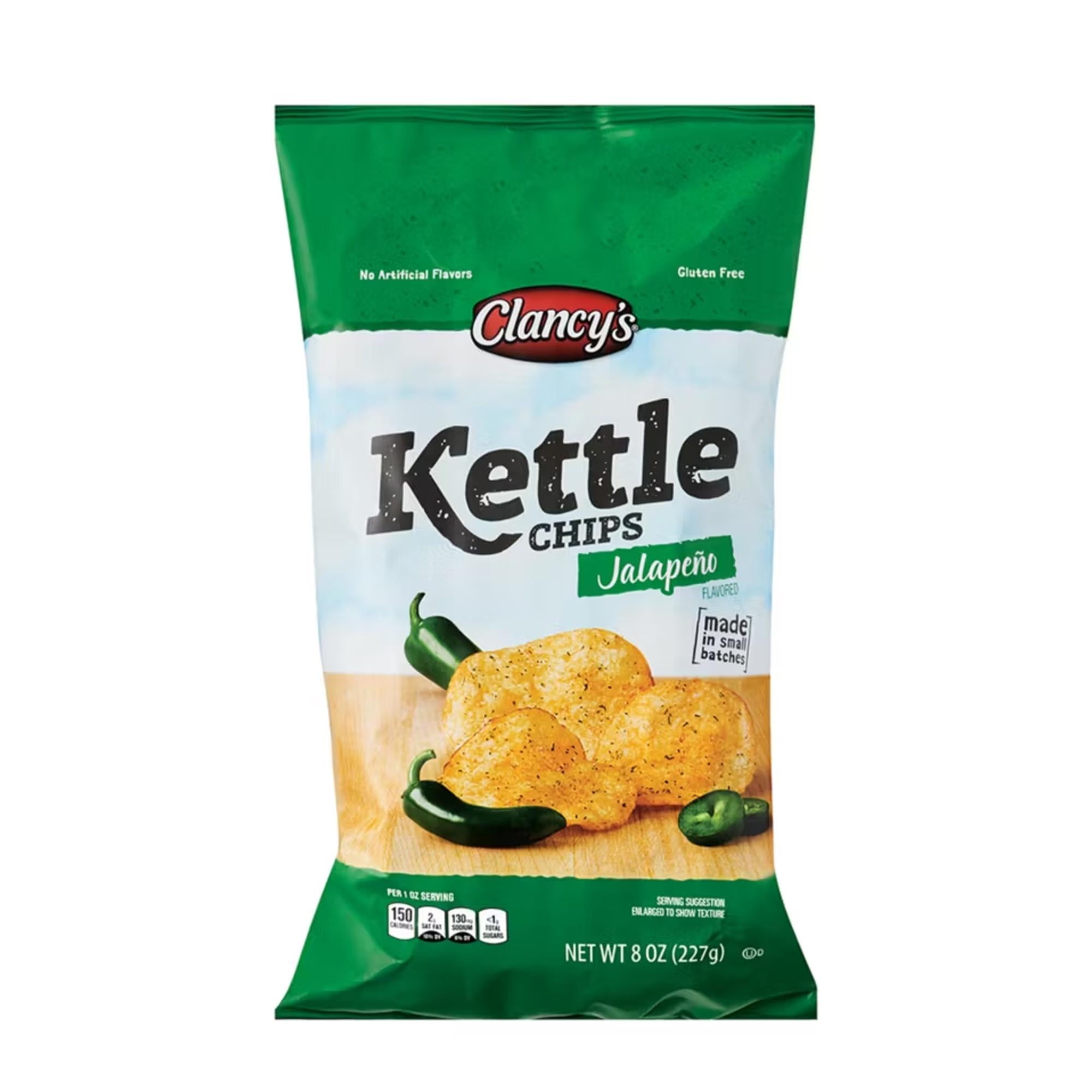 CLANCY'S Jalapeño Kettle Chips Delicious and Affordable Snack 8