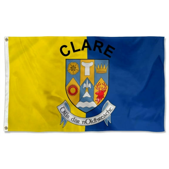 CLARE IRELAND COUNTY Flags Polyester 3x5 FT banner