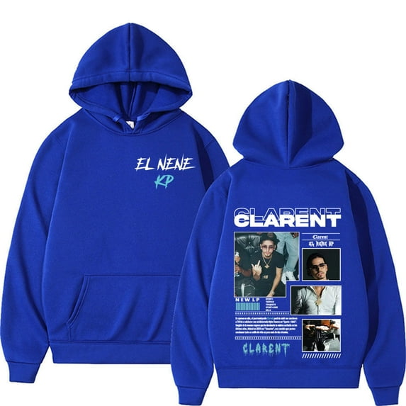 CLARENT 2025 Tour Printed Hoodie Unisex Oversized Long Sleeve Hip Hop Retro Trending Streetwear Sweatshirt
