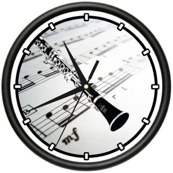 CLARINET Wall Clock music teacher school band reeds