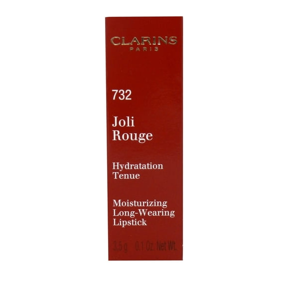 CLARINS 0.12 JOLI ROUGE LIPSTICK #732 GRENADINE