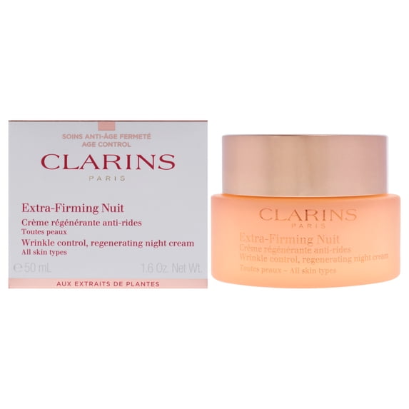 Clarins Extra Firming Night Cream for all skin types, 1.6 oz anti-aging moisturizer