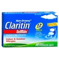 thumbnail image 1 of CLARITIN 12 Hour Reditabs 5 mg Orally Disintegrating Tablets 30 Tablets (Pack of 3), 1 of 8