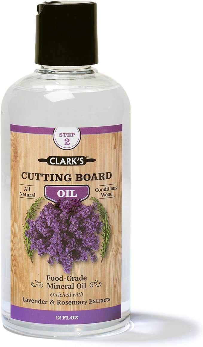 CLARK’S Cutting Board Oil - Enriched with Lavender and Rosemary