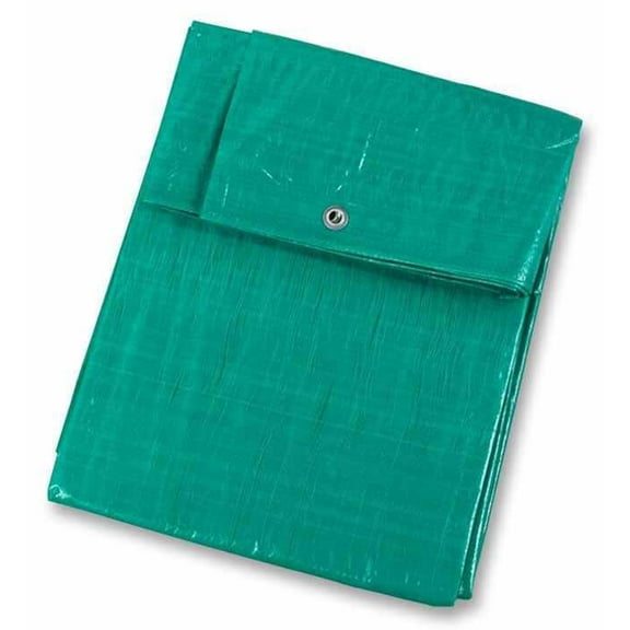 CLARKE INTERNATIONAL - Polyethylene Tarpaulin, Green 10ft x 12ft