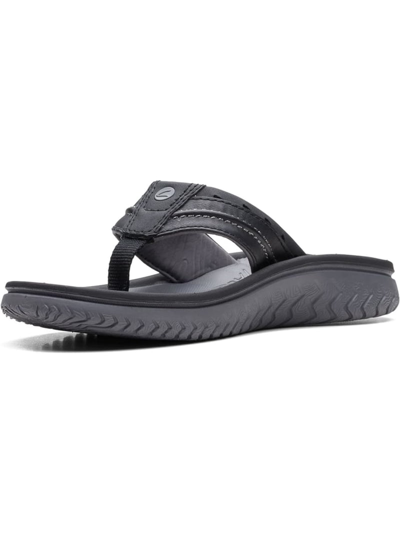 CLARKS COLLECTION Mens Black Trail-Inspired Treading Arch  display picture 3