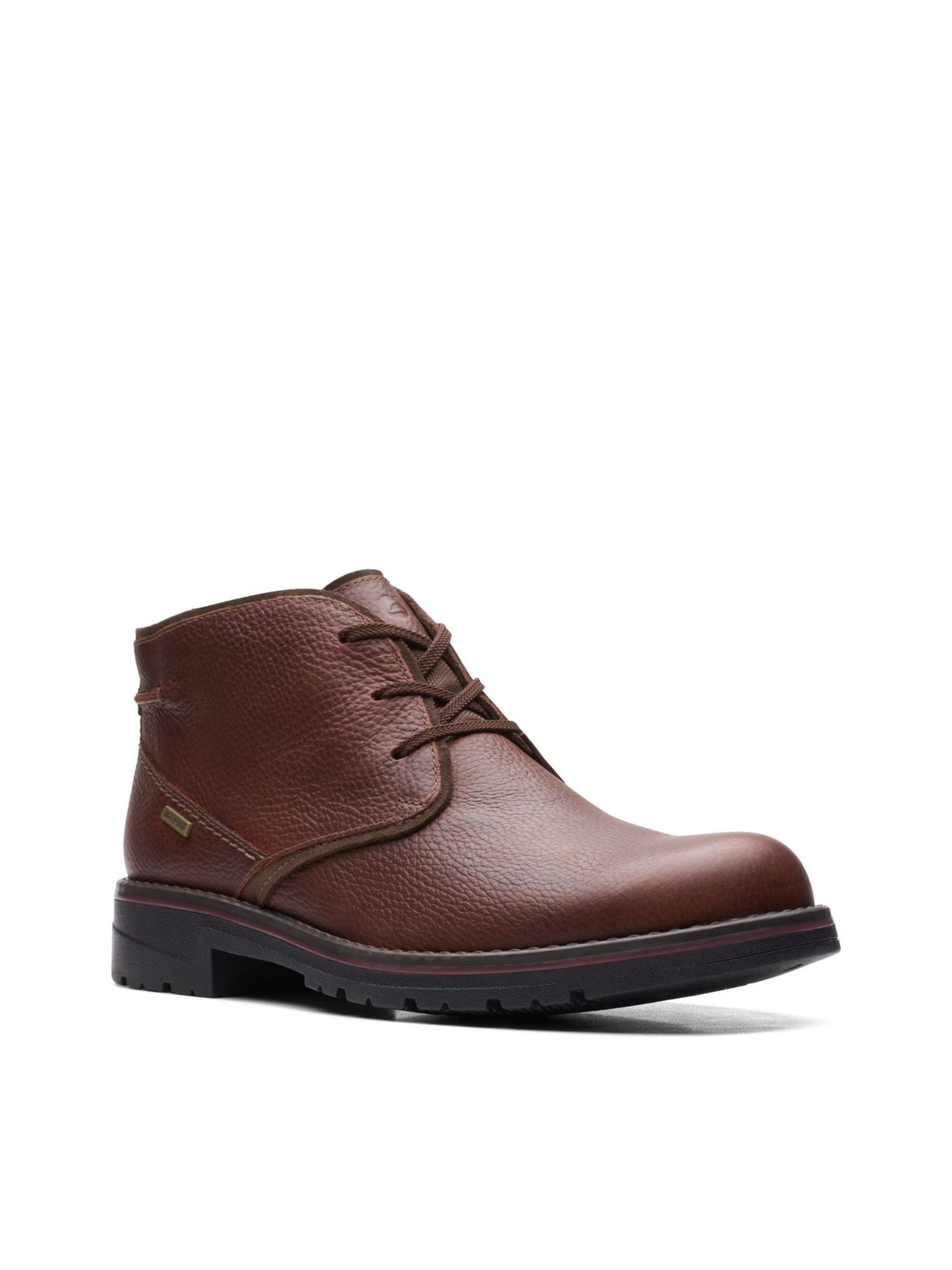 CLARKS COLLECTION Mens Brown Padded Removable Insole Water 