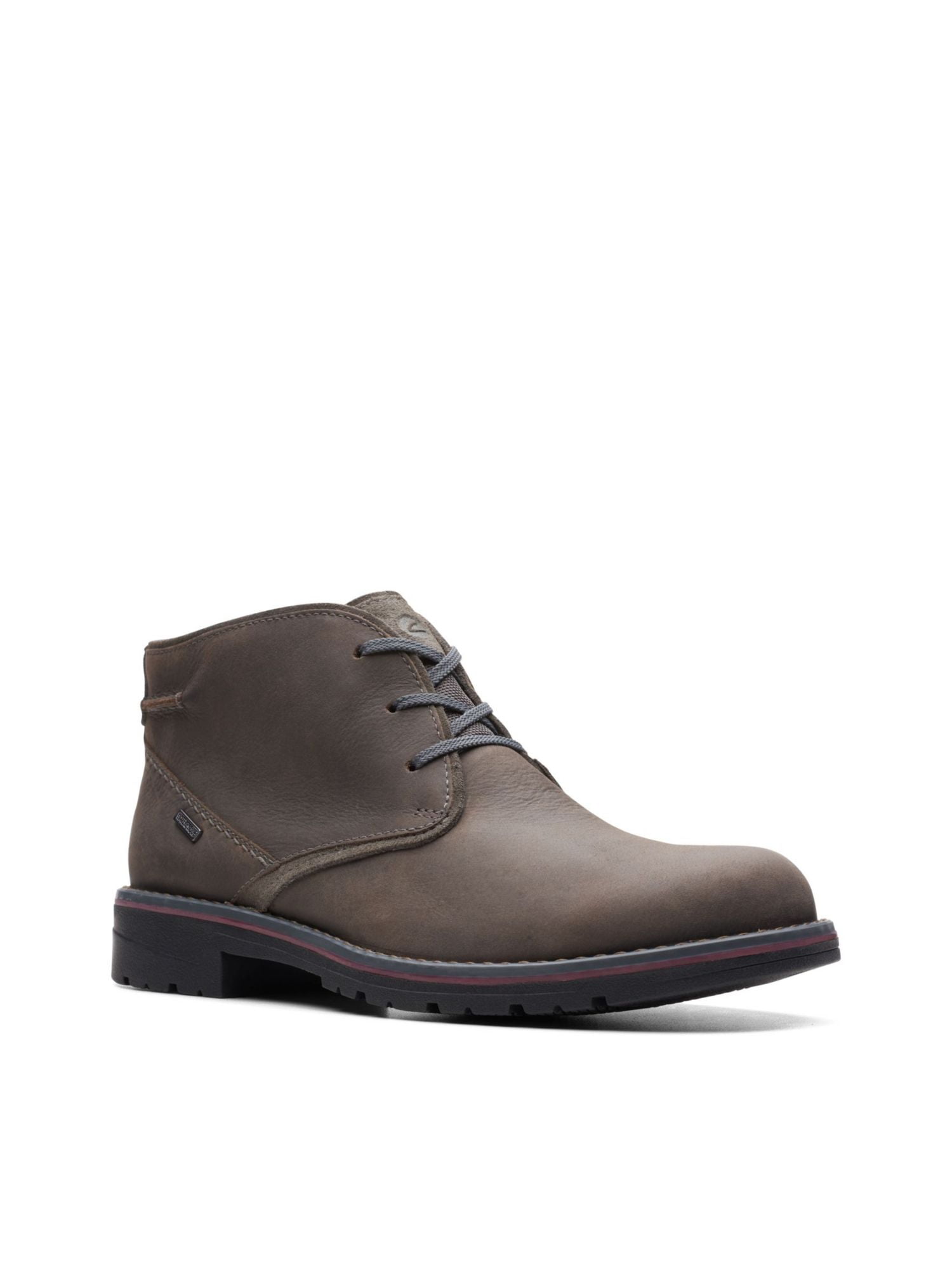 CLARKS COLLECTION Mens Brown Water Resistant Cushioned Removable