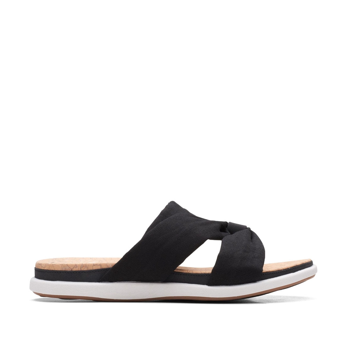 Clarks Damen-Sporthalbschuhe Forms - Schwarze Knautschlack-Optik Mit Wechselfußbett & Plateausohle | Mode 26179111