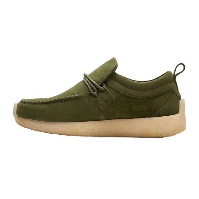 CLARKS MENS Maycliffe "Khaki" 26173379 26173379 from Stadium Goods