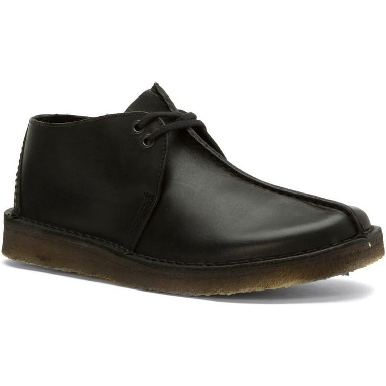 Clarks Men Desert Trek Black Leather Black 8.5 M