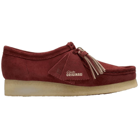 CLARKS ORIGINALS WALLABEE Shoes Deep Red