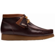 CLARKS ORIGINALS WALLABT HIKER Boots Burgundy Leather
