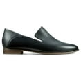 thumbnail image 1 of CLARKS Pure Viola Flat Women/Adult shoe size Women 7.5 W Wide Casual 26143931 Black Leather, 1 of 1
