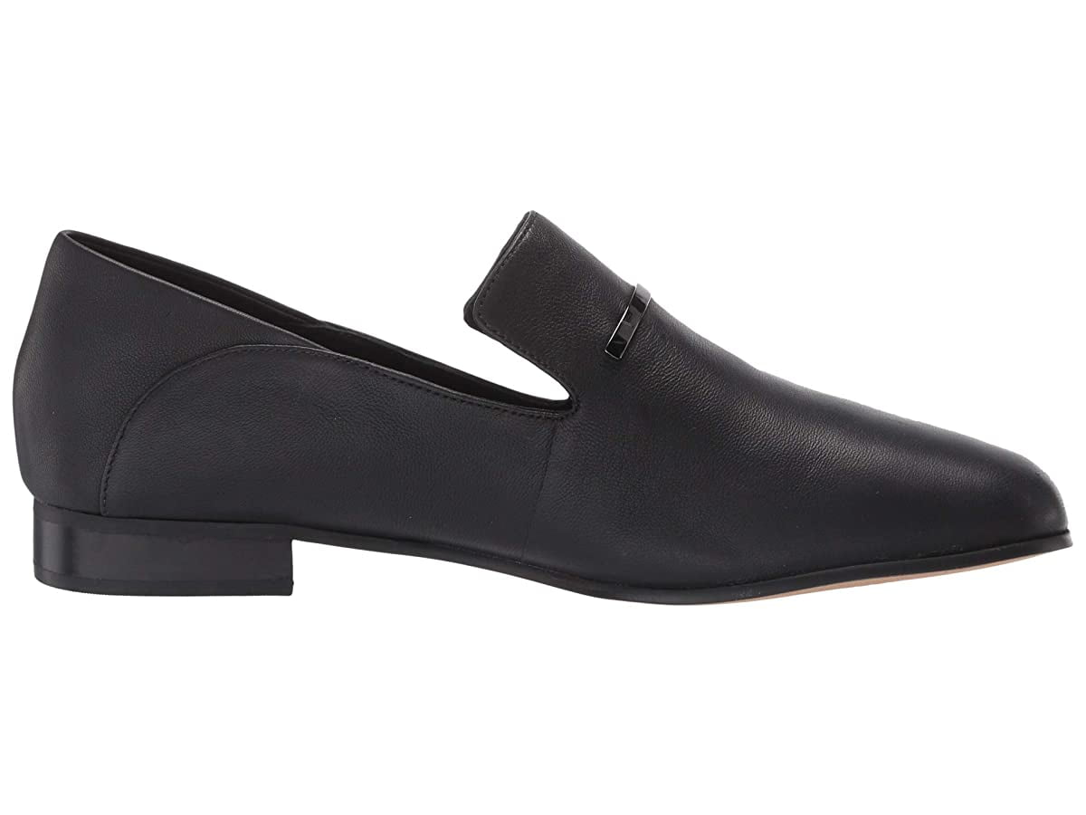 CLARKS Pure Viola Trim Women Adult shoe size Women 8.5 Dress 26149821 Black Leather Walmart