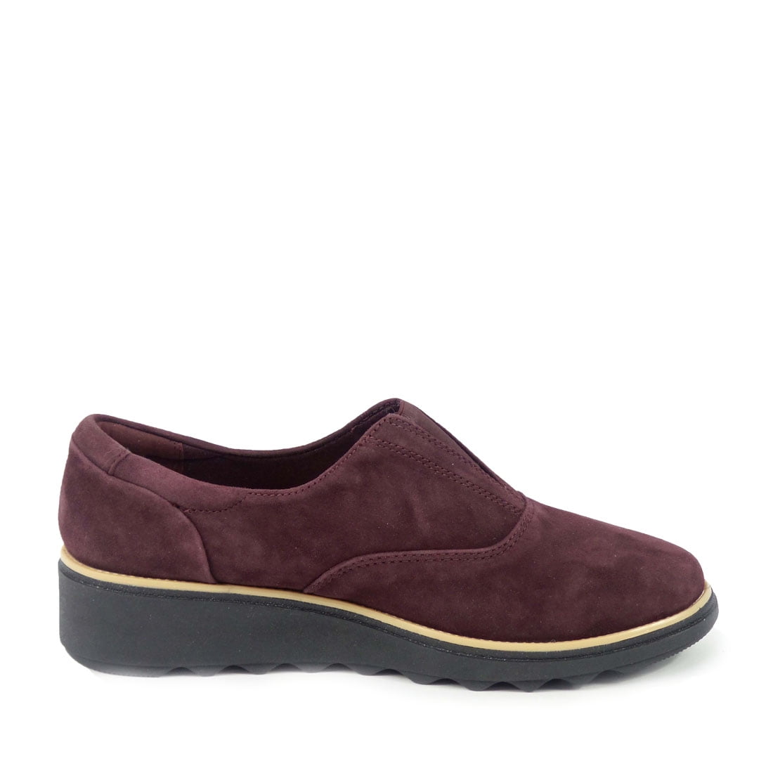 Buy CLARKS Sharon Sail WomenAdult shoe size Women 95 W Wide Casual 26144288 Burgundy at Ubuy Pakistan