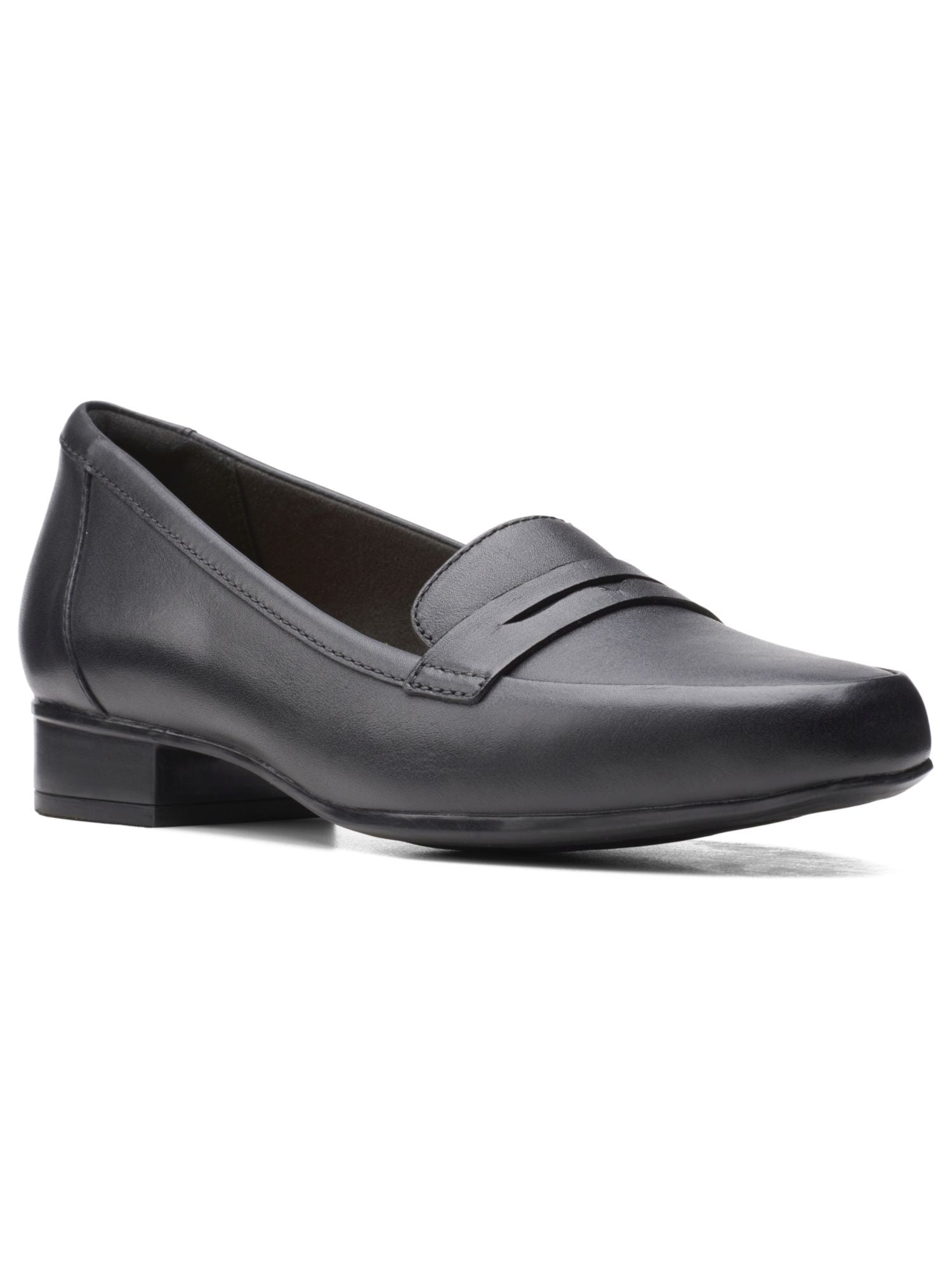 CLARKS Womens Navy Penny Ortholite Footbed Comfort Cushioned Juliet