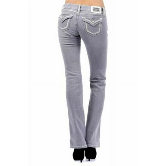 CLASH Jeans Junior WOMENS Denim Stretch Bootcut Straight Leg Pants