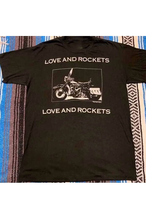 CLASSIC 1989 Love and Rockets Short Sleeve Black Gift For Fan Shirt AC1222