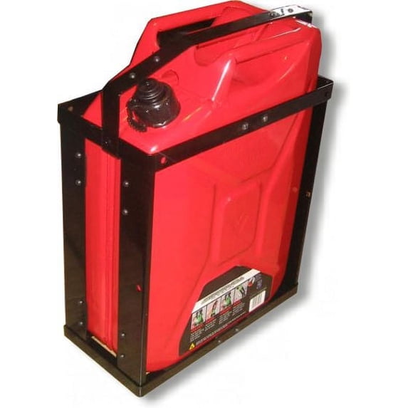 CLASSIC 5 Gallon Steel Jerry can W/ HD JERRY CAN HOLDER - NATO Dimensions (approved for all 50 states)