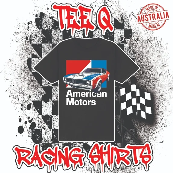 CLASSIC American Motors Javelin Black Tee AMC ~ 100% Australian Cotton
