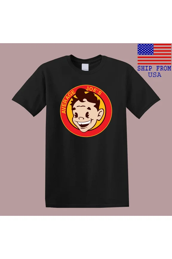 CLASSIC Average Joe's Gym Men's Black T-Shirt Size S-5XL
