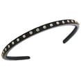 thumbnail image 1 of CLASSIC BLACK HEADBAND LAVISHLY DECORATED WITH RHINESTONE STUDS, 1 of 3